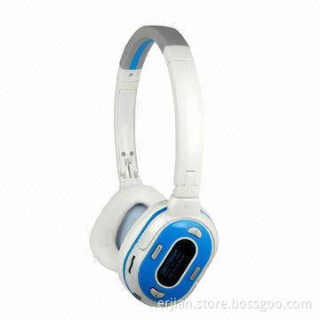 Retractable Earphones Sports MP3 with OLED Display, Micro SD Card Reader and FM Radio